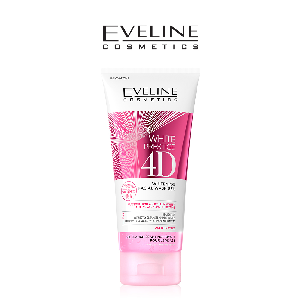 WHITE PRESTIGE 4D WHITENING FACIAL WASH GEL – 200ML