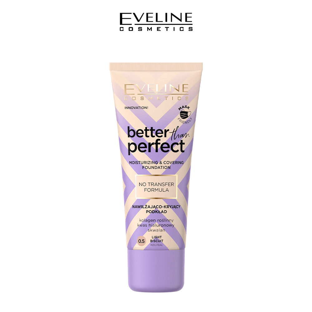Eveline Better Than Perfect Foundation 0.5 Creamy Beige Neutral – 30ML