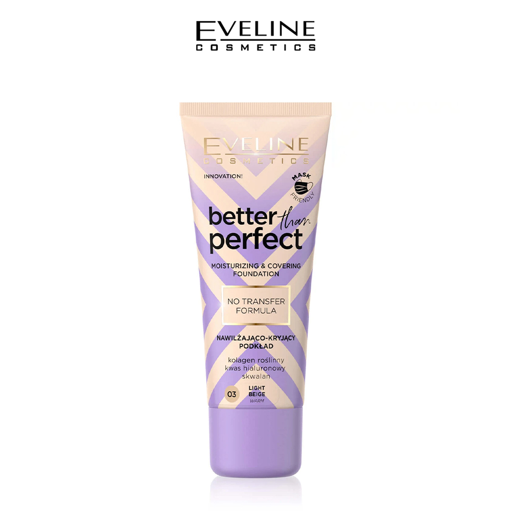 Eveline Better Than Perfect Foundation 03 Light Beige Warm– 30ML