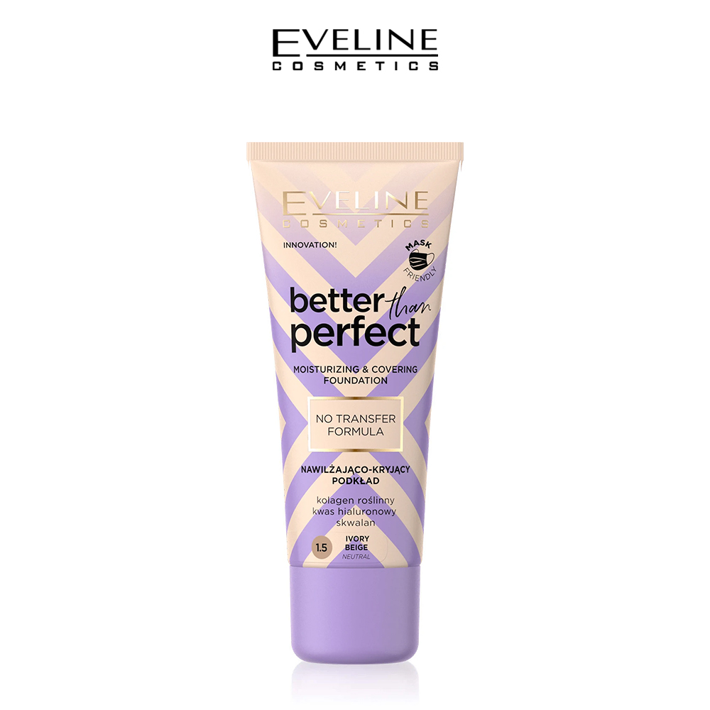 Eveline Better Than Perfect Foundation 1.5 Sunny Beige Warm – 30ML