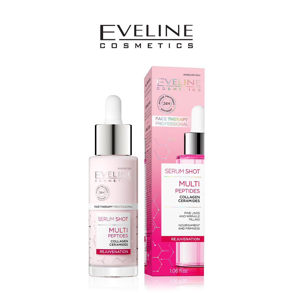 EVELINE SERUM SHOT MULTI PEPTIDES COLLAGEN – REJUVENATION – 30ml