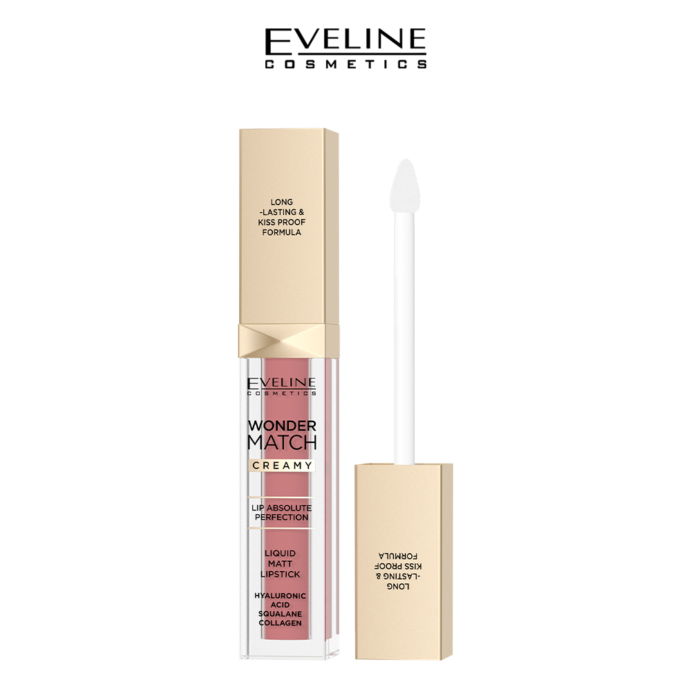 EVELINE WONDER MATCH LIQUID MATTE LIPSTICK NO 05 SWEET NUDE