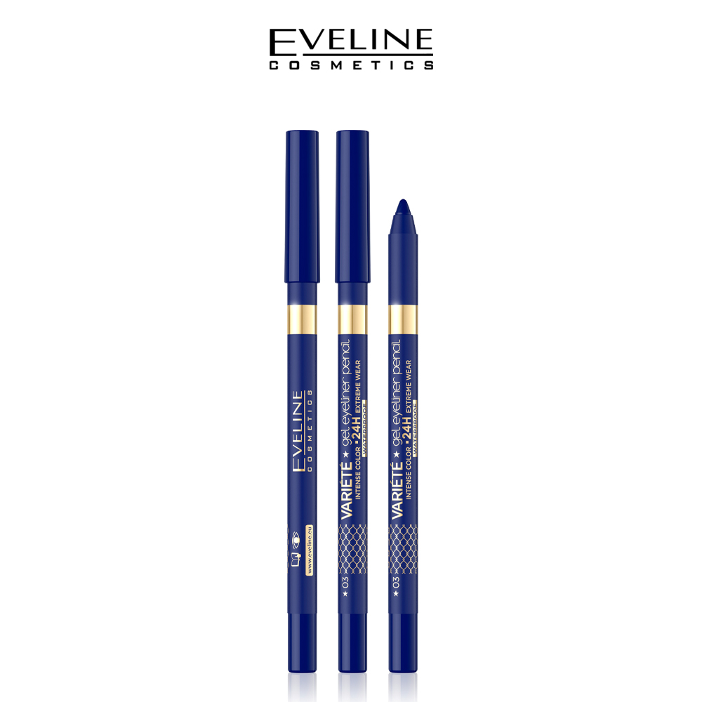 EVELINE VARIÉTÉ GEL EYELINER PENCIL NO 03 BLUE