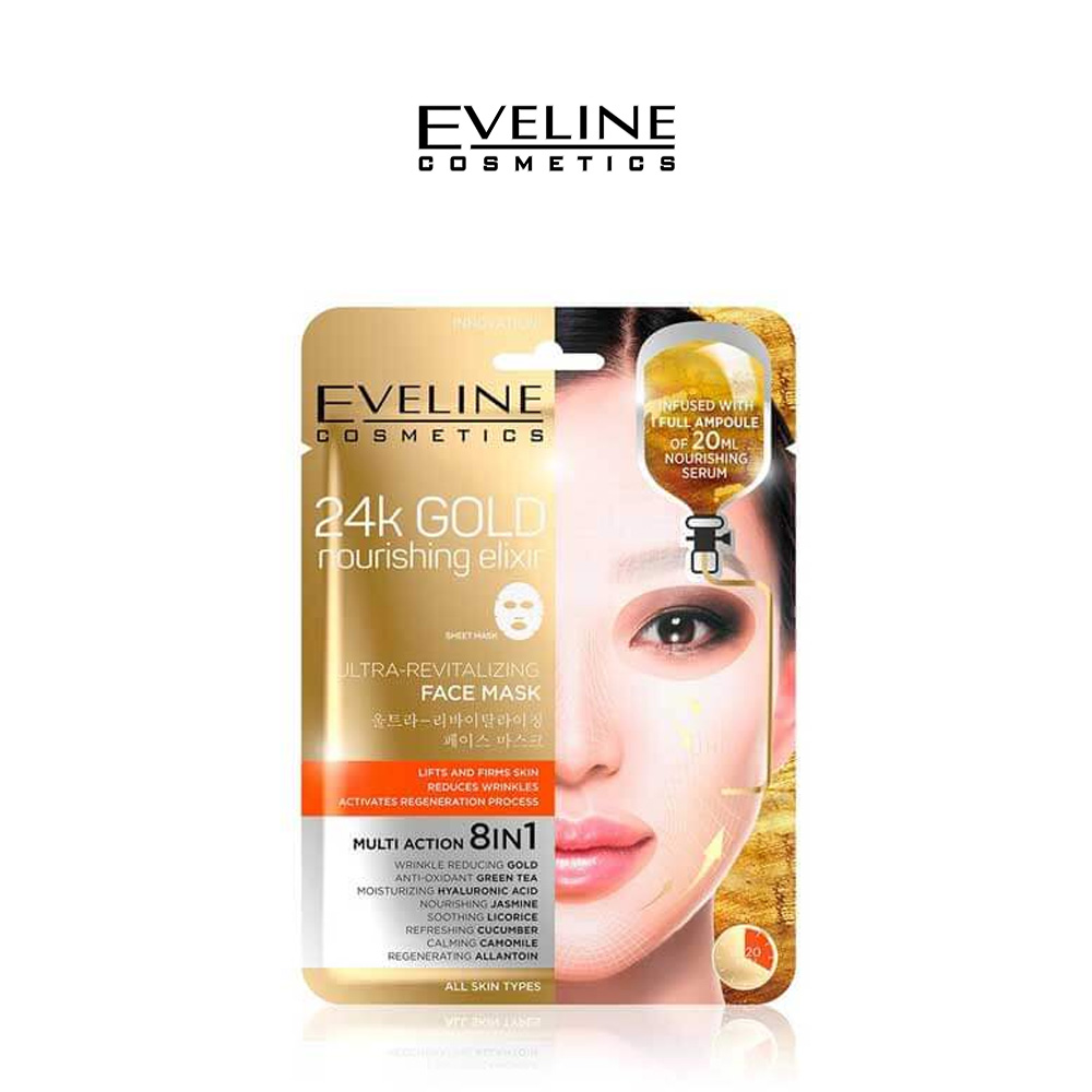 Eveline 24K Gold Nourishing Elixir Ultra-Revitalizaion Mask