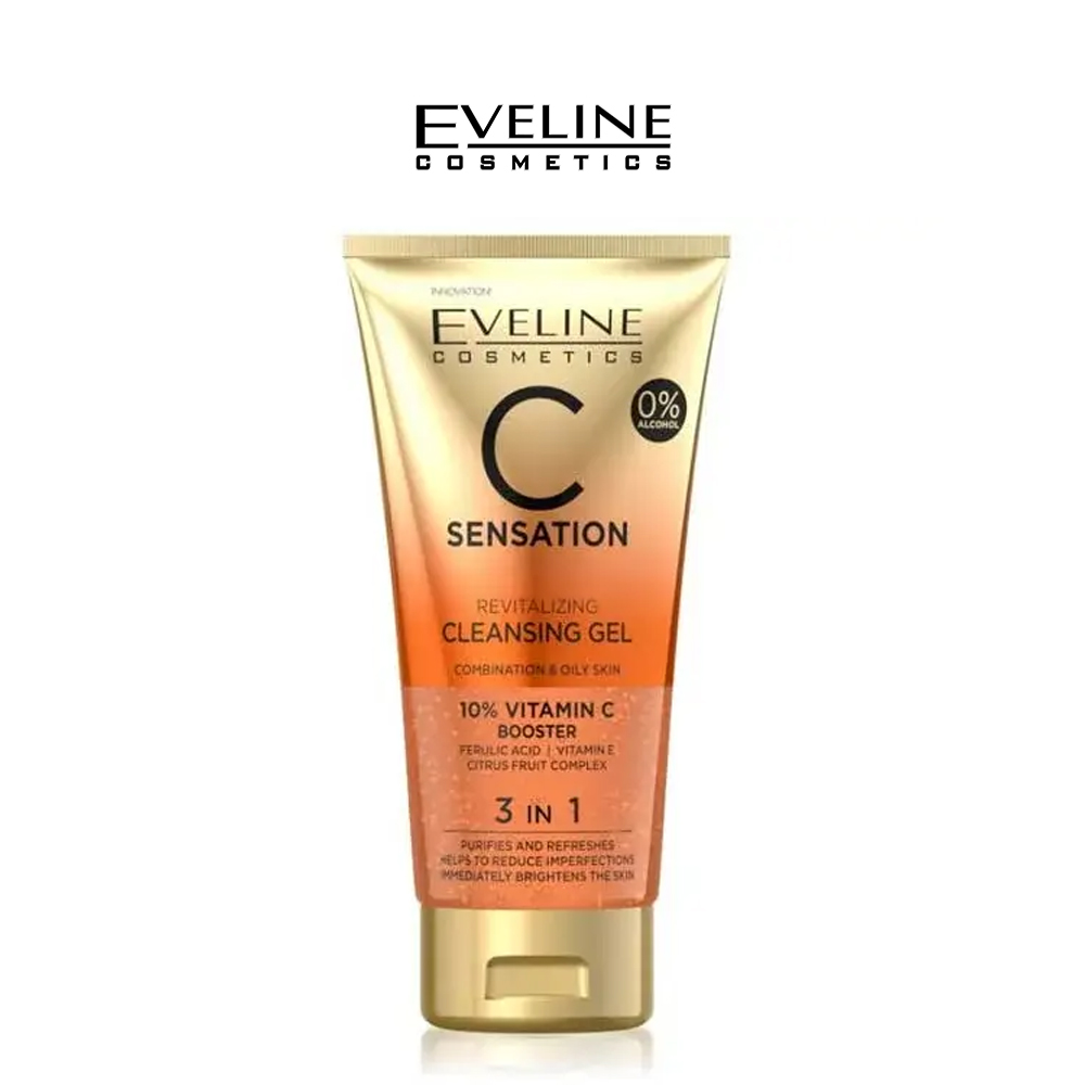 Eveline C Senasation Cleansing Gel 10% Vitamin C 3IN 1