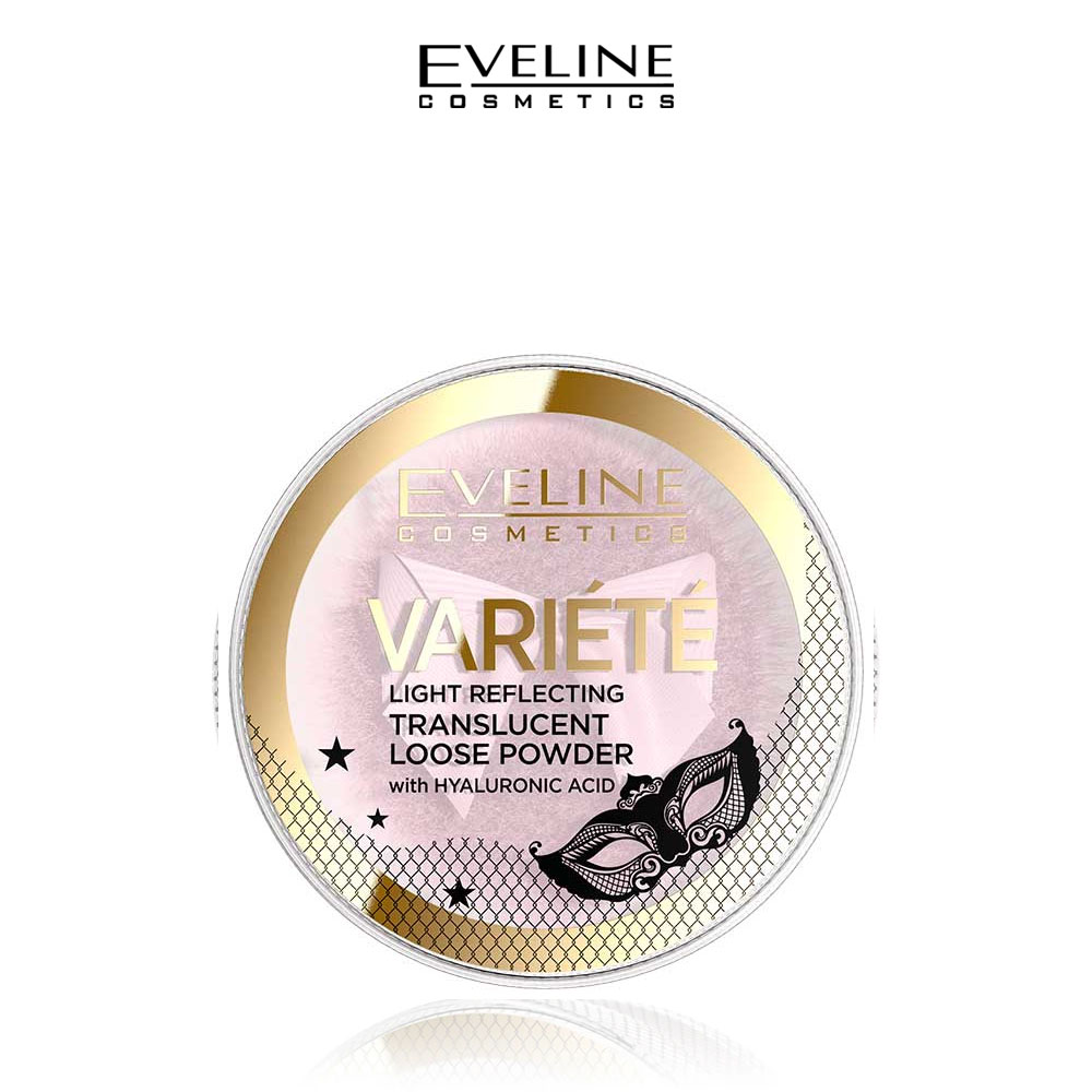 Eveline Variete Light Reflecting Translucent Loose Powder with Hyaluronic Acid