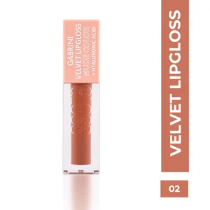 Gabrini Velvet Lipgloss Nude with Hyaluronic Acid